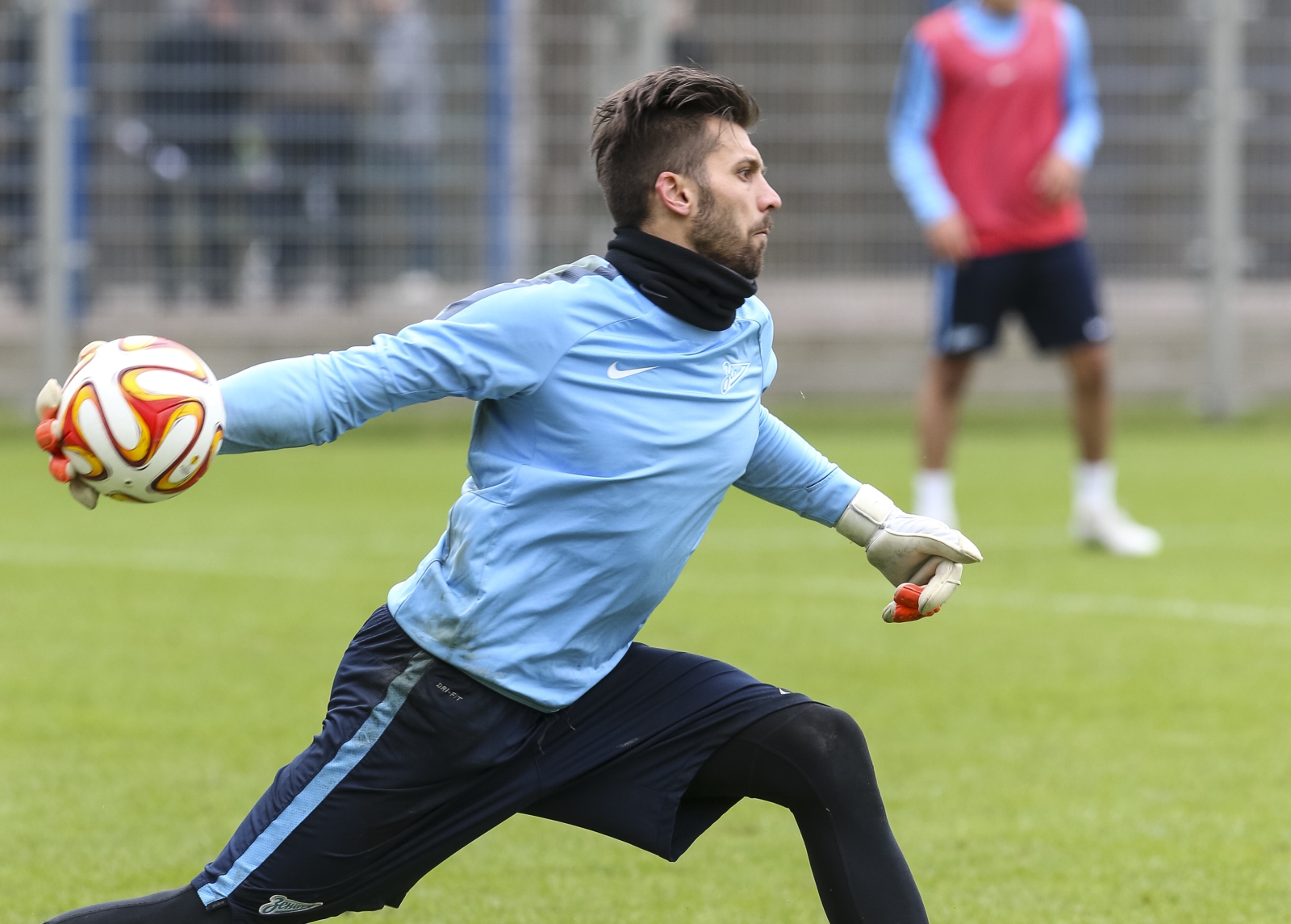 Тренировка «Зенита» перед матчем Лиги Европы УЕФА  1/4 финала, «Зенит» — «Севилья»