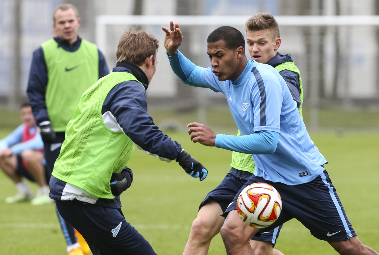 Тренировка «Зенита» перед матчем Лиги Европы УЕФА  1/4 финала, «Зенит» — «Севилья»