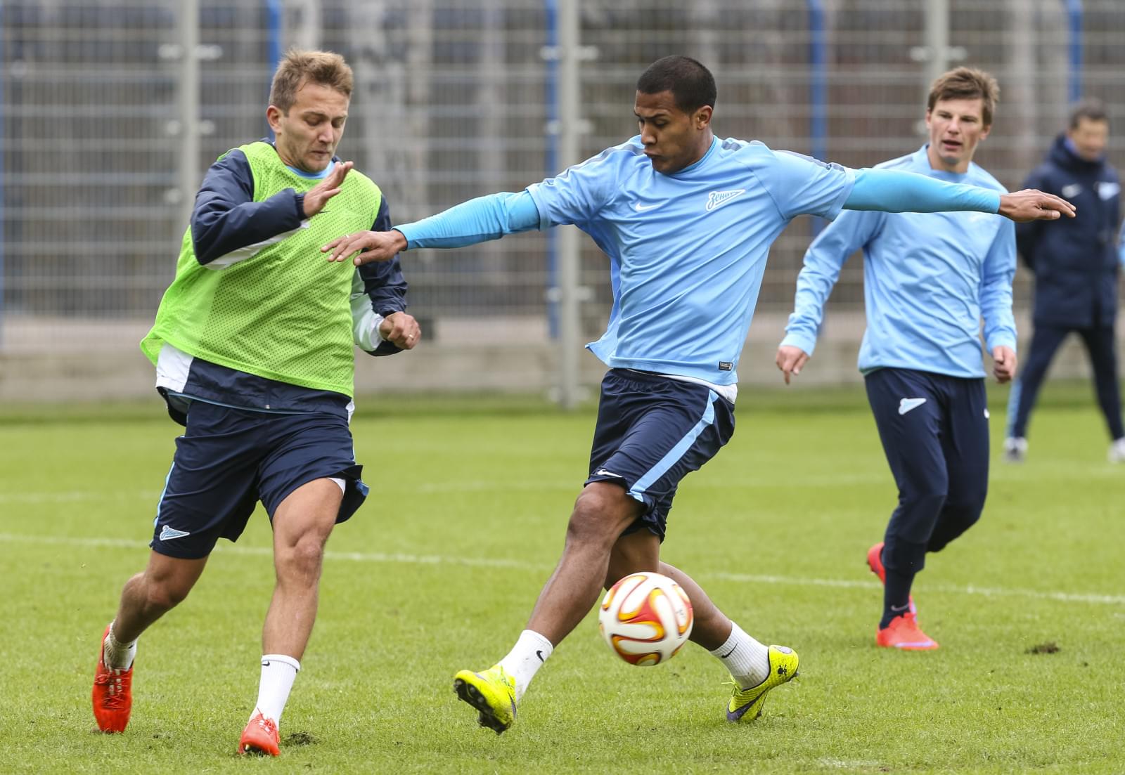 Тренировка «Зенита» перед матчем Лиги Европы УЕФА  1/4 финала, «Зенит» — «Севилья»