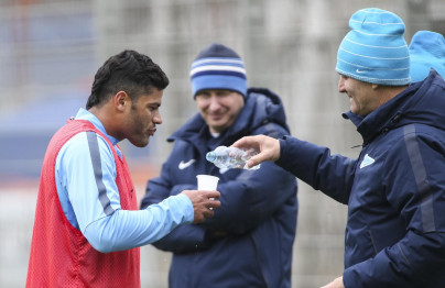 Тренировка «Зенита» перед матчем Лиги Европы УЕФА  1/4 финала, «Зенит» — «Севилья»