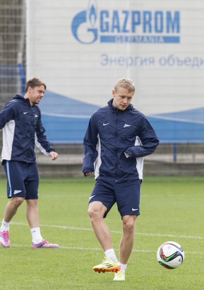 Открытая тренировка «Зенита» перед матчем со «Спартаком»