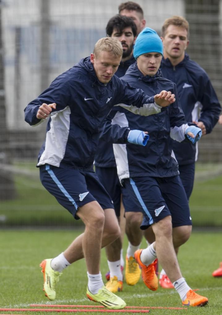 Открытая тренировка «Зенита» перед матчем со «Спартаком»