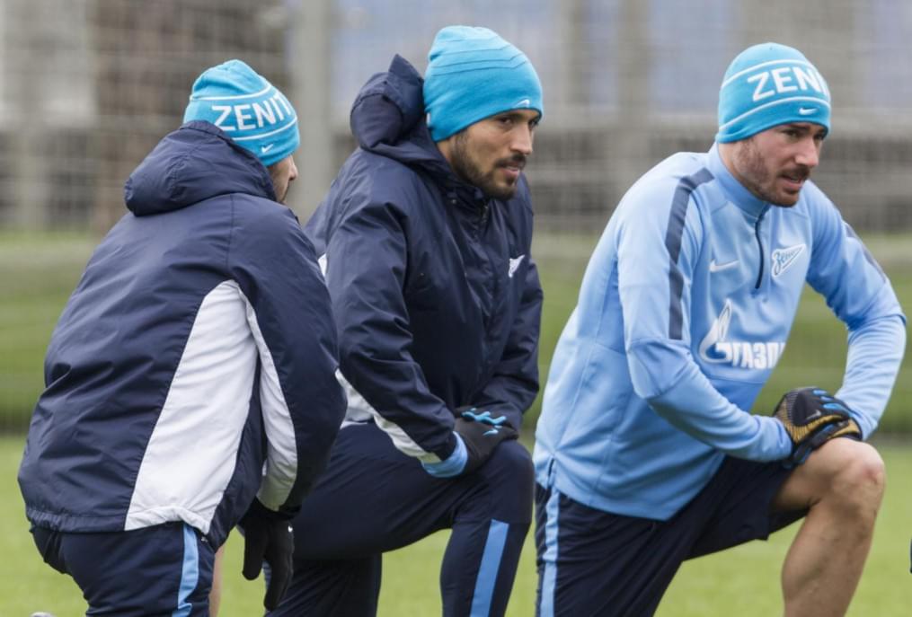 Открытая тренировка «Зенита» перед матчем со «Спартаком»