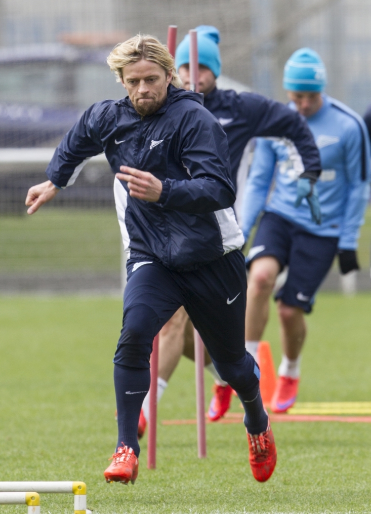 Открытая тренировка «Зенита» перед матчем со «Спартаком»