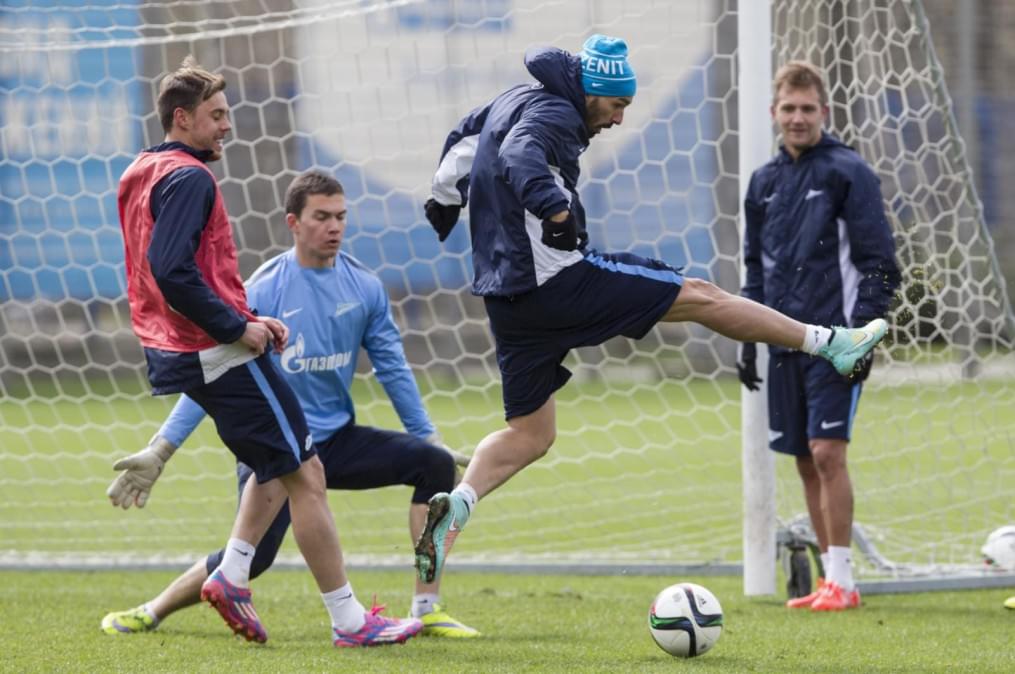 Открытая тренировка «Зенита» перед матчем со «Спартаком»