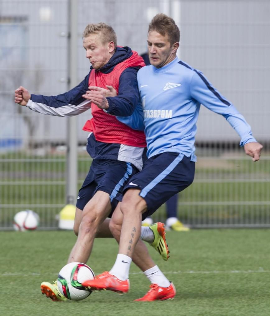 Открытая тренировка «Зенита» перед матчем со «Спартаком»