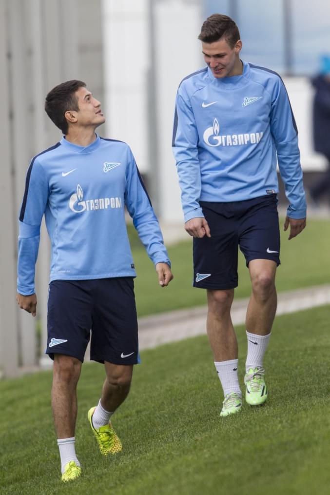 Открытая тренировка «Зенита» перед матчем со «Спартаком»