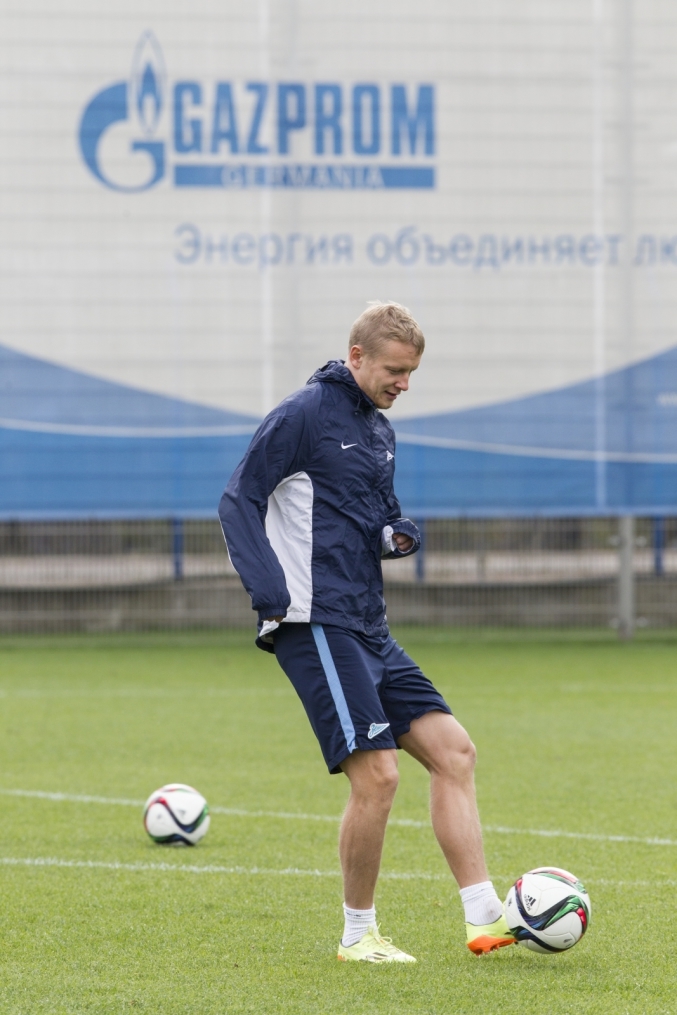 Открытая тренировка «Зенита» перед матчем со «Спартаком»