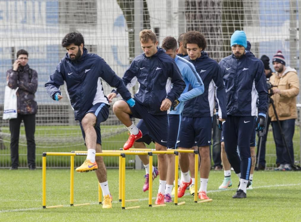 Открытая тренировка «Зенита» перед матчем со «Спартаком»