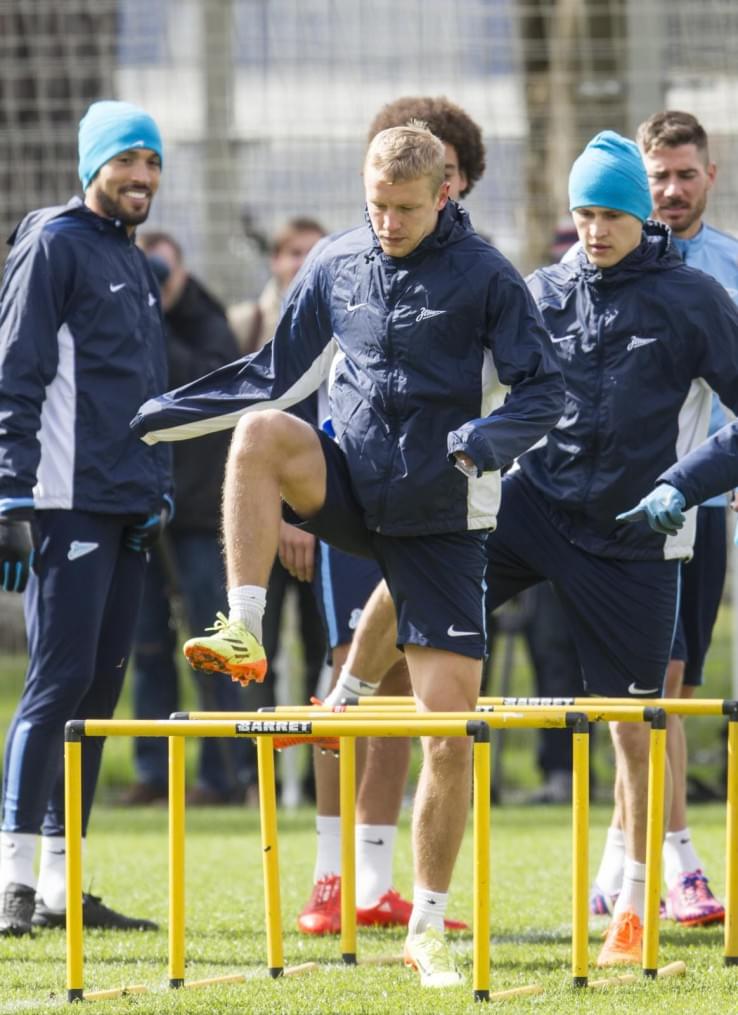 Открытая тренировка «Зенита» перед матчем со «Спартаком»