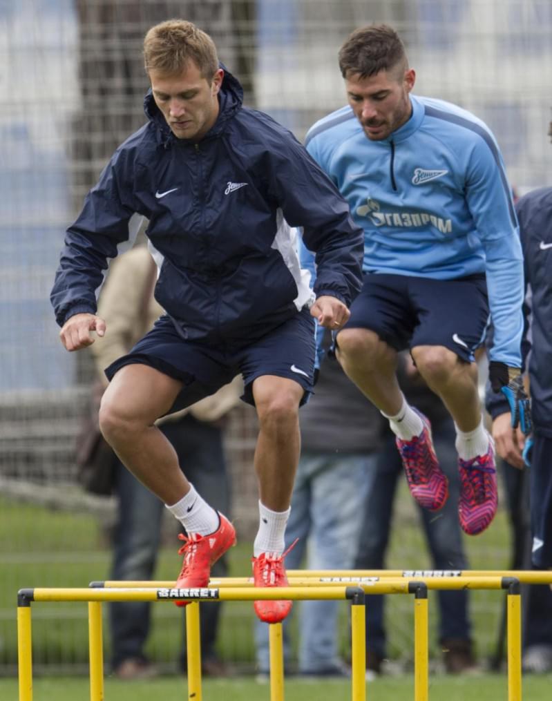 Открытая тренировка «Зенита» перед матчем со «Спартаком»