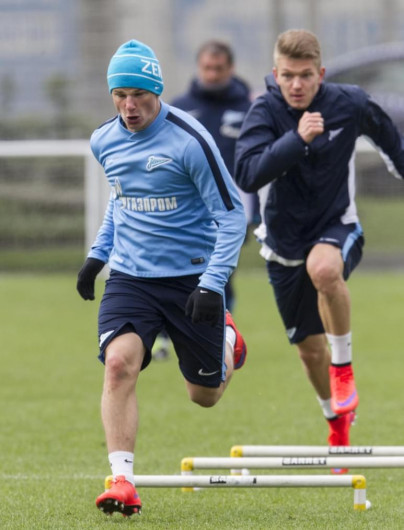 Открытая тренировка «Зенита» перед матчем со «Спартаком»