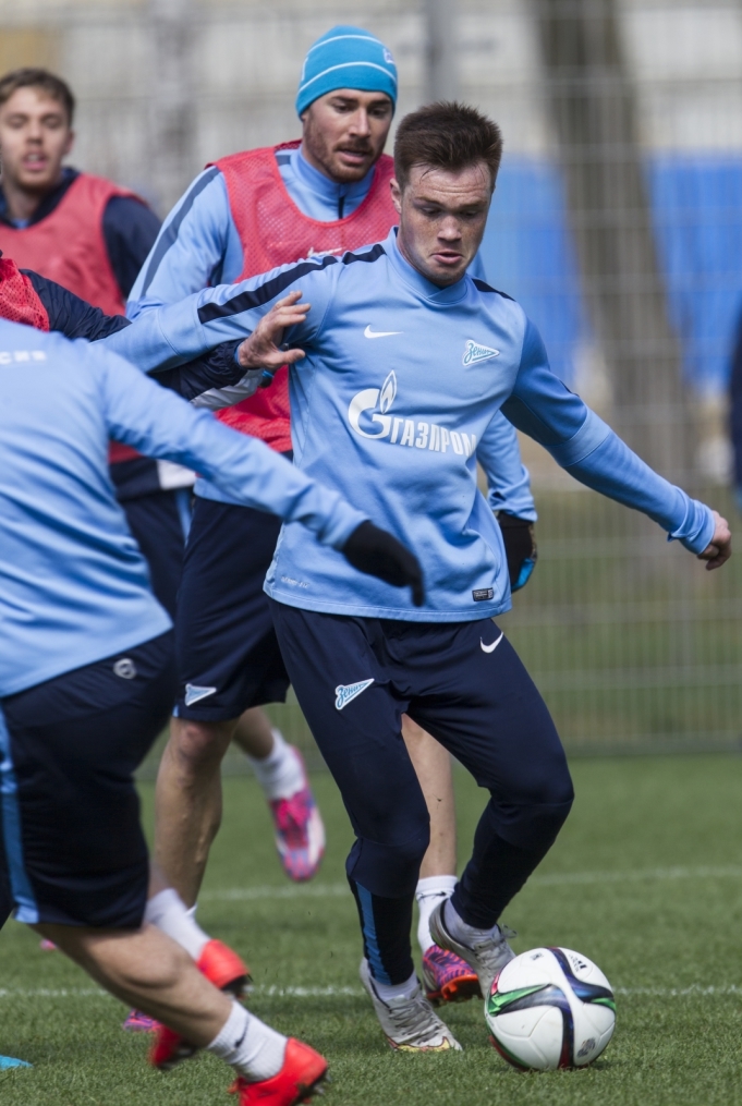 Открытая тренировка «Зенита» перед матчем со «Спартаком»