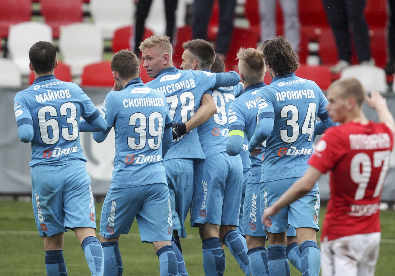 Молодежное первенство клубов РФПЛ 2014/15,  «Спартак» — «Зенит»