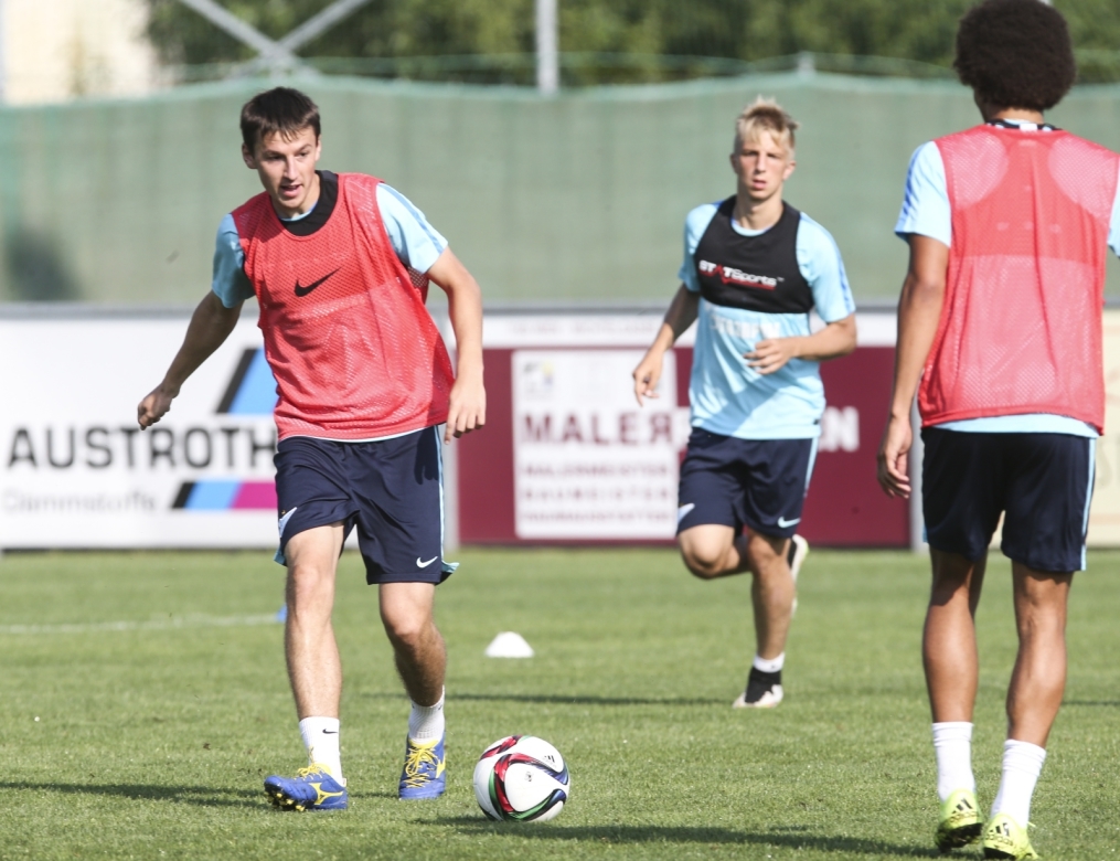 Сборы в Австрии: 3 июля, вечерняя тренировка