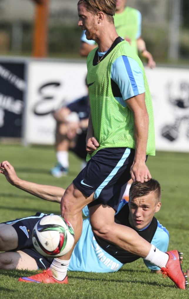 Сборы в Австрии: 3 июля, вечерняя тренировка