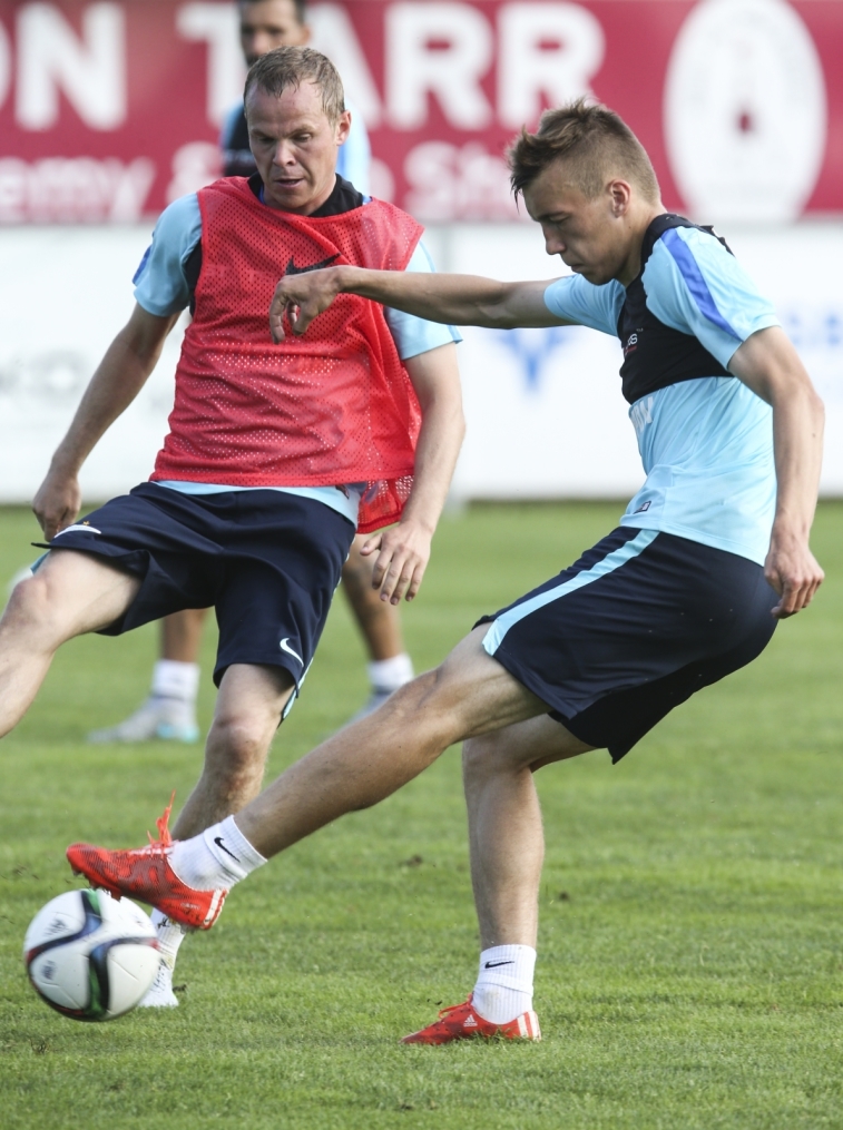 Сборы в Австрии: 3 июля, вечерняя тренировка