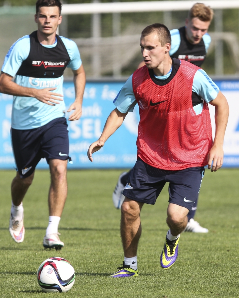 Сборы в Австрии: 3 июля, вечерняя тренировка