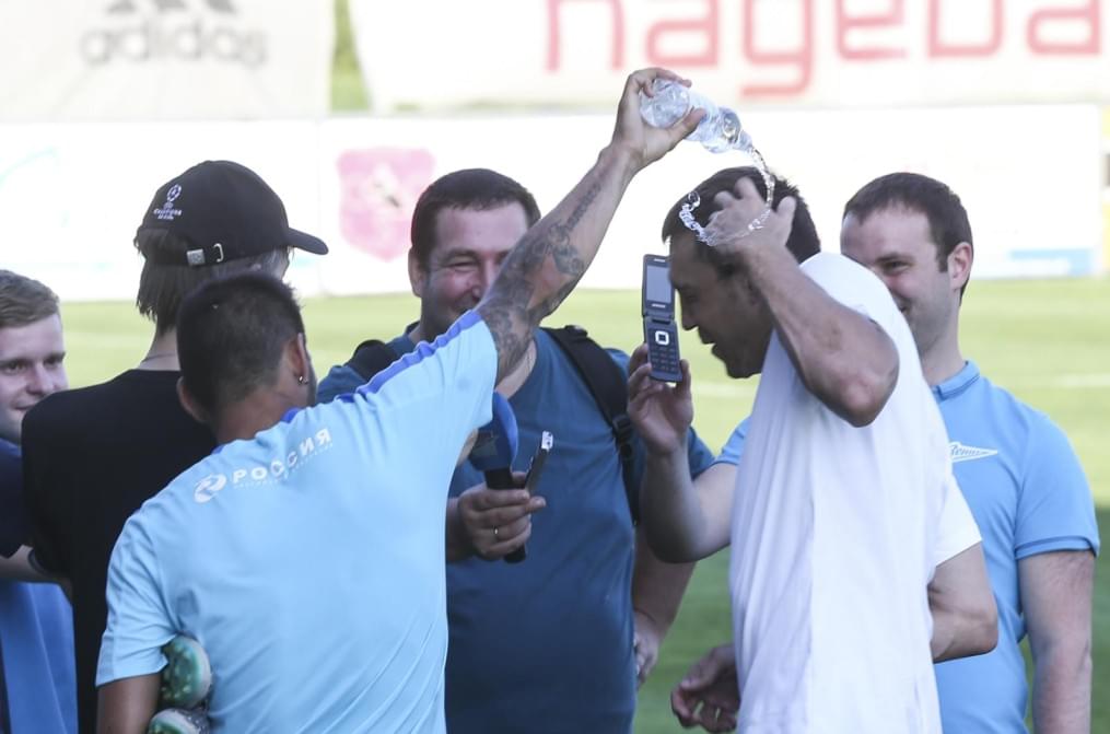 Сборы в Австрии: 3 июля, вечерняя тренировка