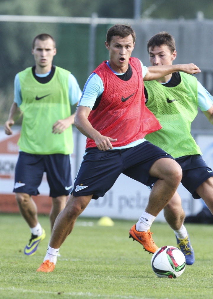 Сборы в Австрии: 3 июля, вечерняя тренировка