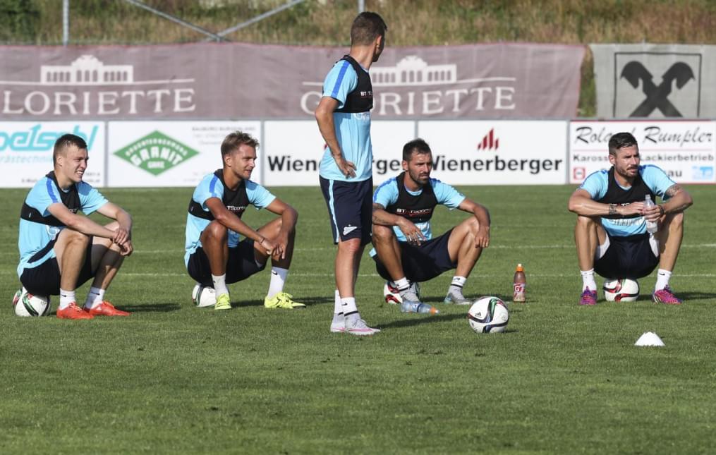 Сборы в Австрии: 3 июля, вечерняя тренировка