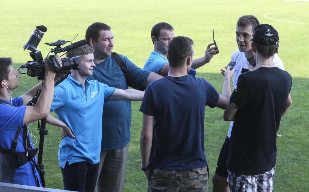 Сборы в Австрии: 3 июля, вечерняя тренировка