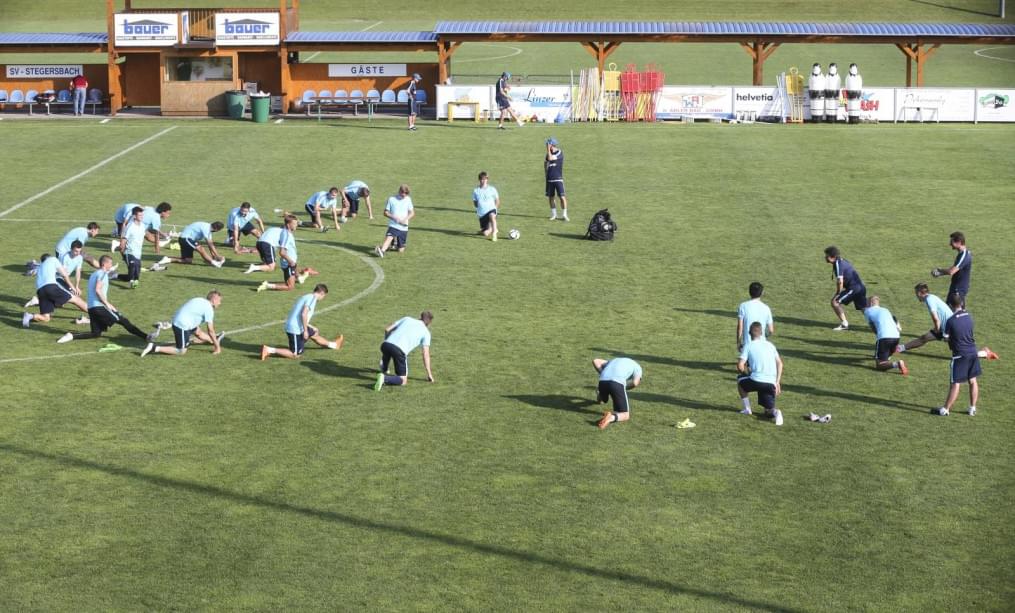 Сборы в Австрии: 3 июля, вечерняя тренировка