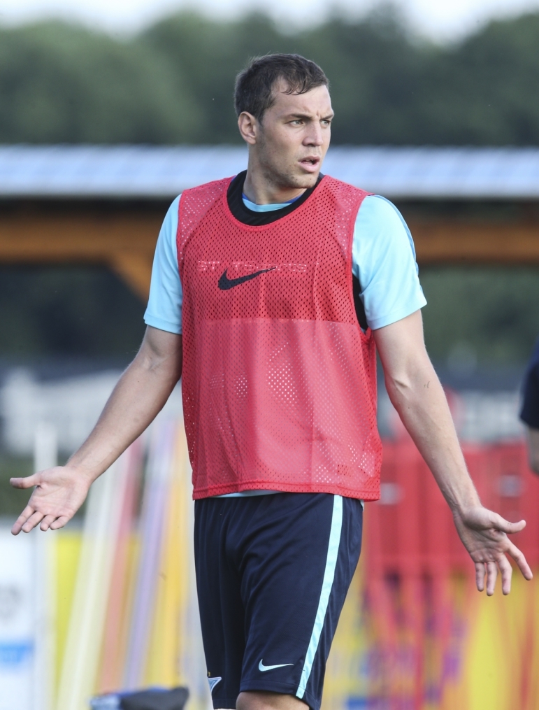 Сборы в Австрии: 3 июля, вечерняя тренировка