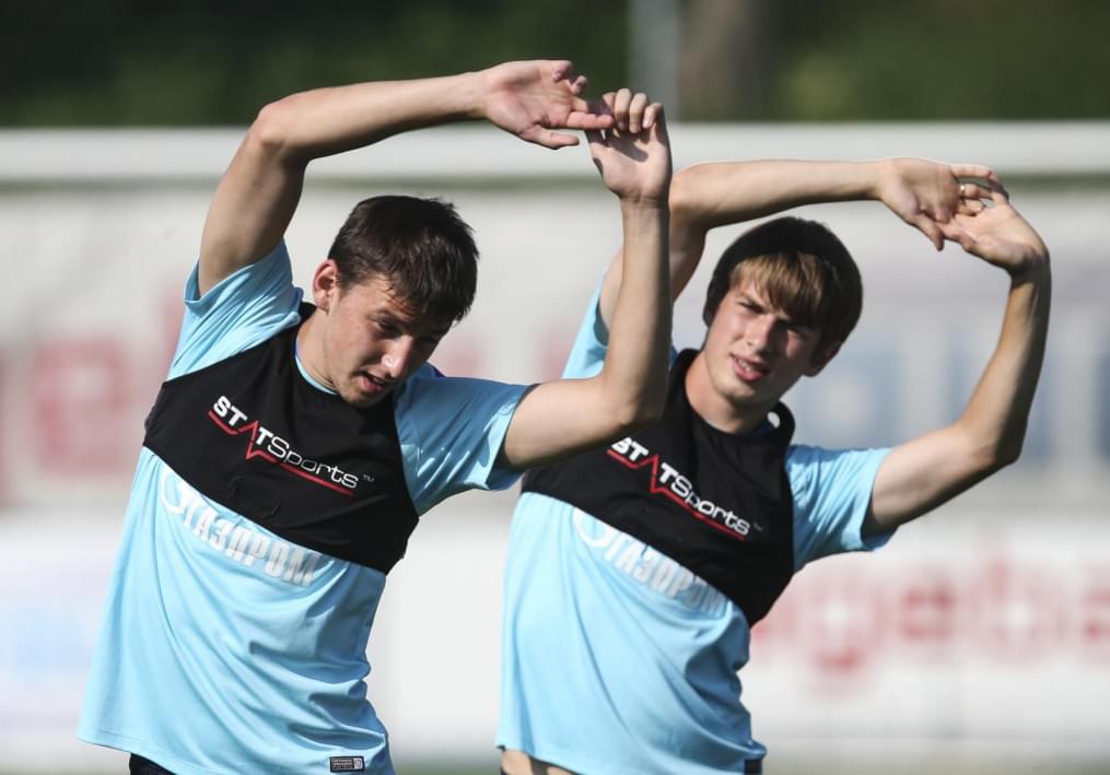 Сборы в Австрии: 3 июля, вечерняя тренировка