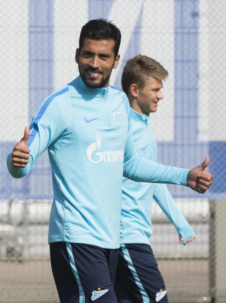 Открытая тренировка «Зенита», перед матчем с «Уралом»