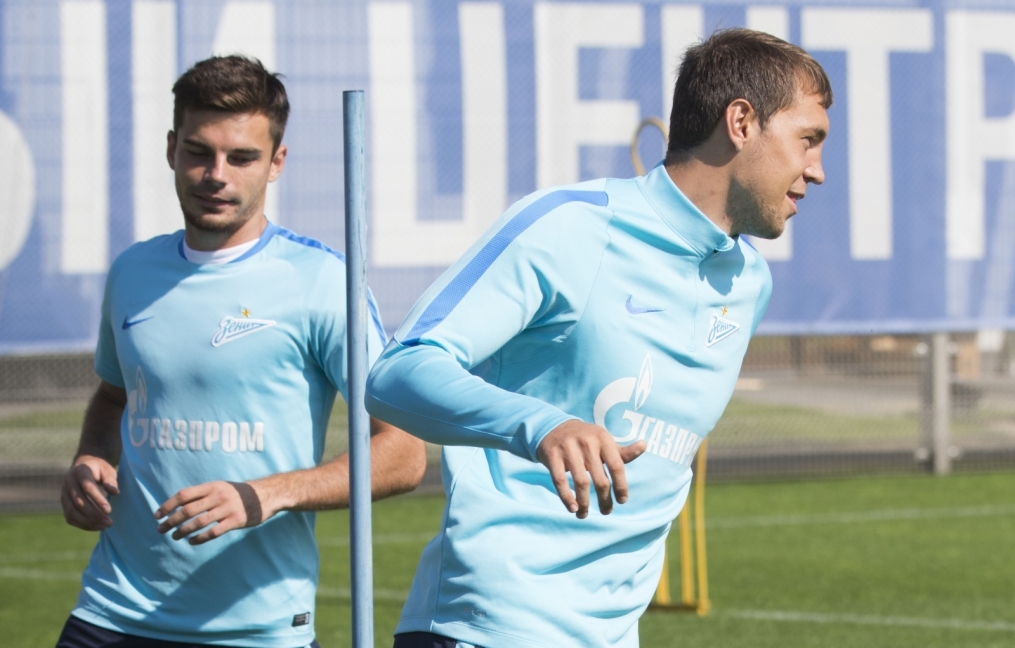 Открытая тренировка «Зенита», перед матчем с «Уралом»