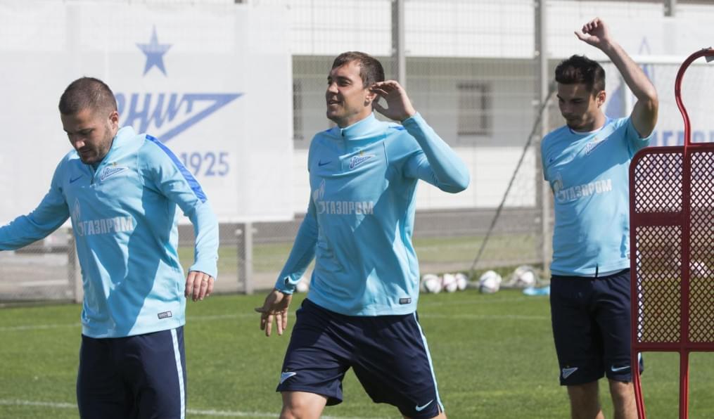 Открытая тренировка «Зенита», перед матчем с «Уралом»