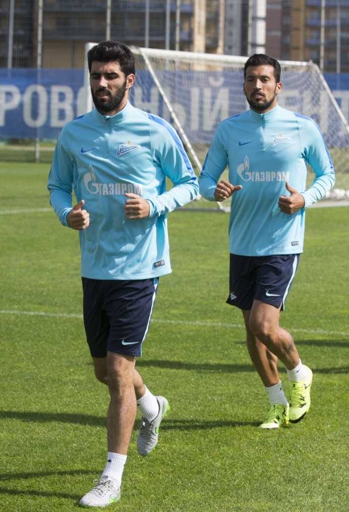 Открытая тренировка «Зенита», перед матчем с «Уралом»