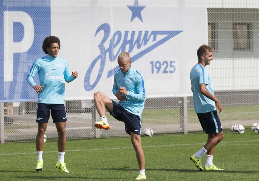 Открытая тренировка «Зенита», перед матчем с «Уралом»