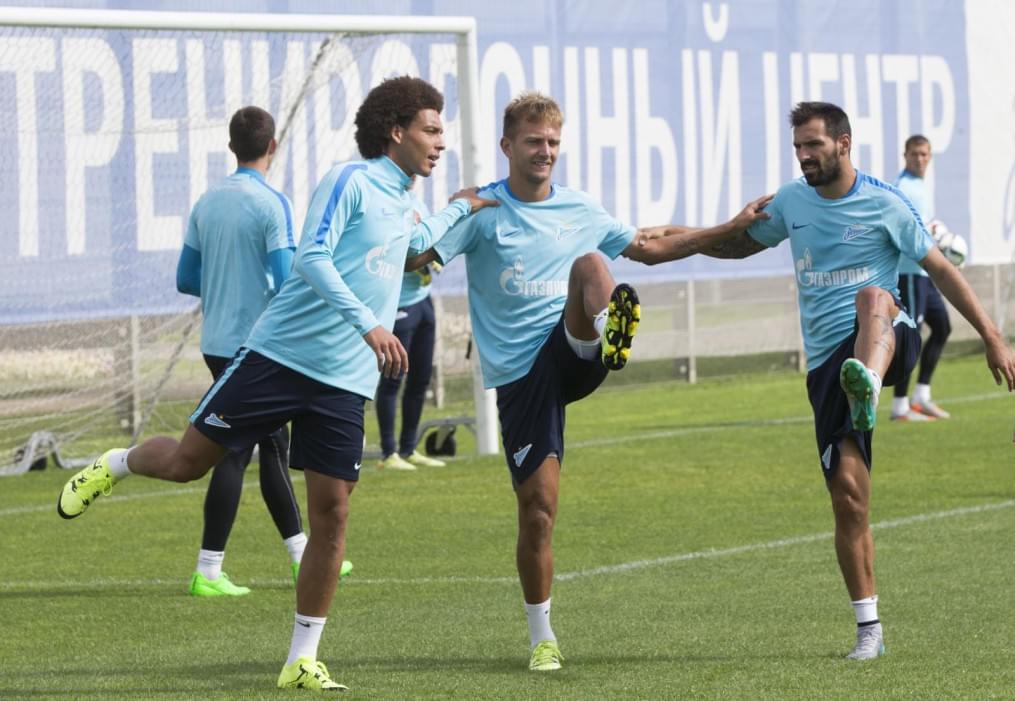 Открытая тренировка «Зенита», перед матчем с «Уралом»