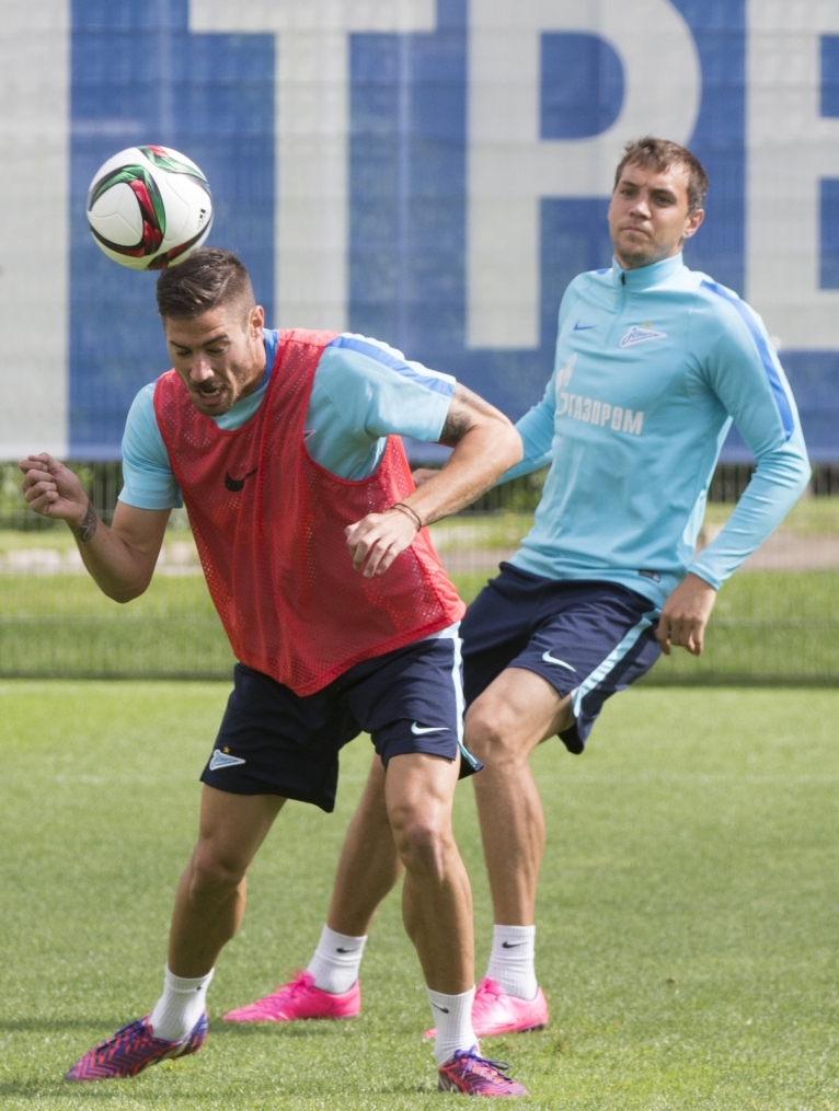 Открытая тренировка «Зенита», перед матчем с «Уралом»