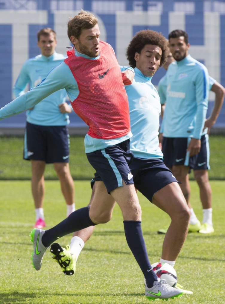 Открытая тренировка «Зенита», перед матчем с «Уралом»