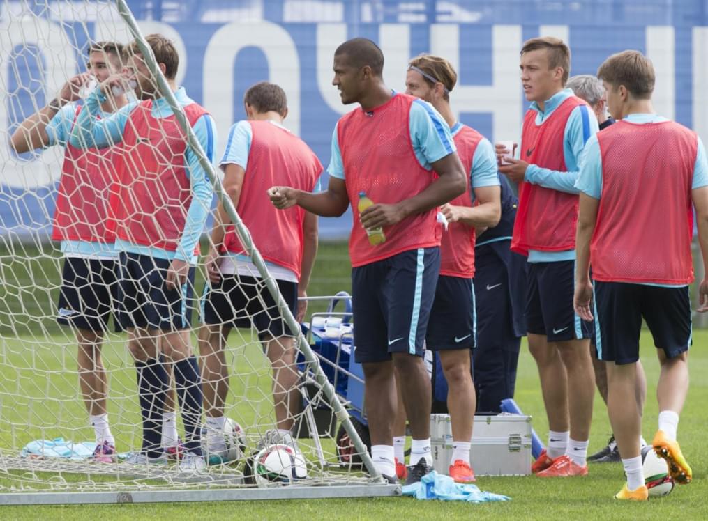 Открытая тренировка «Зенита», перед матчем с «Уралом»