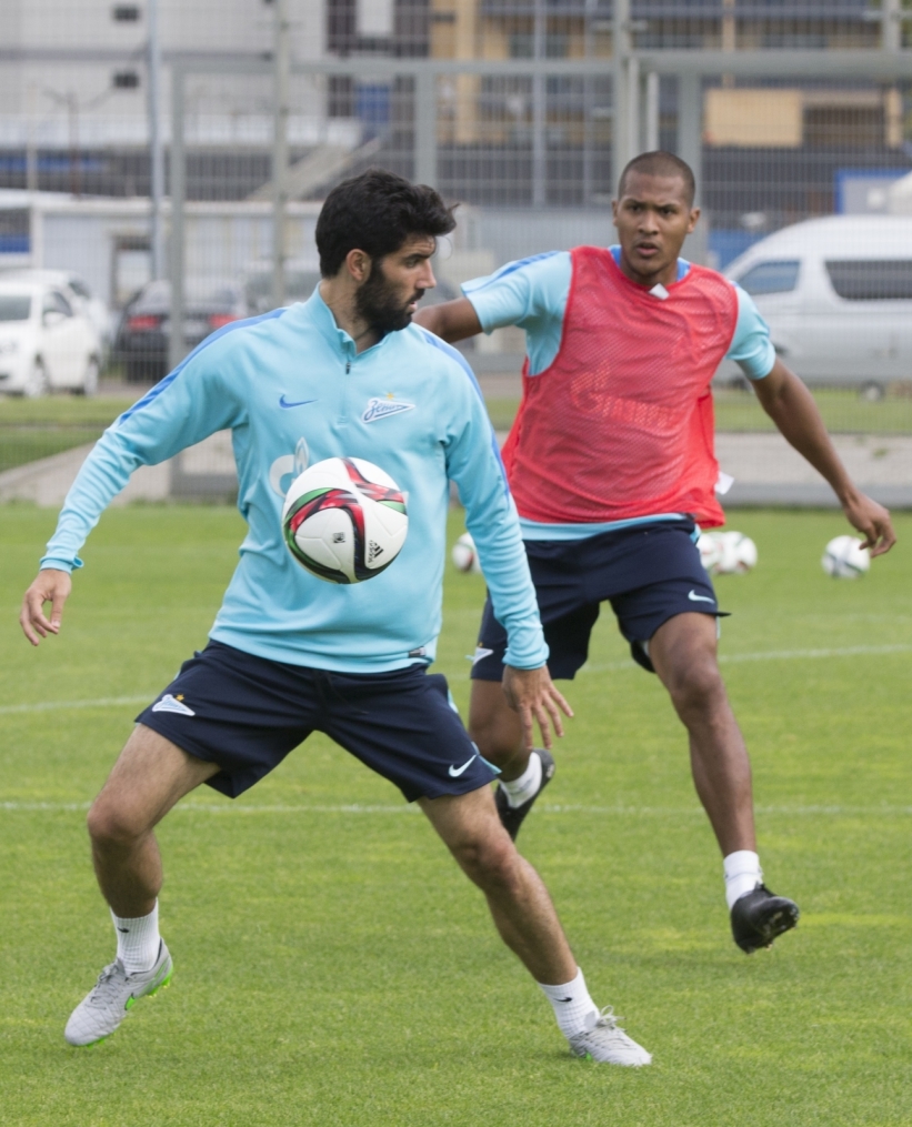 Открытая тренировка «Зенита», перед матчем с «Уралом»