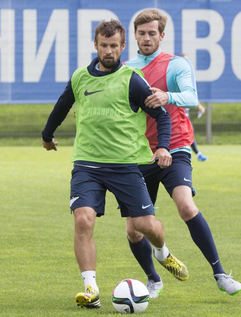 Открытая тренировка «Зенита», перед матчем с «Уралом»