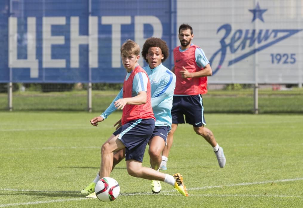 Открытая тренировка «Зенита», перед матчем с «Уралом»