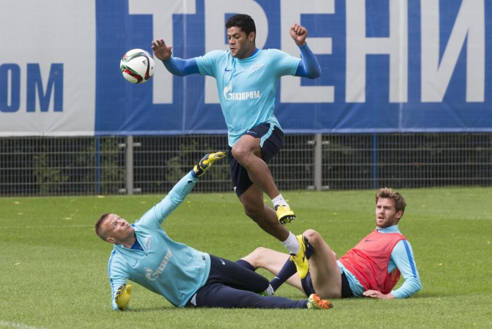 Открытая тренировка «Зенита», перед матчем с «Уралом»