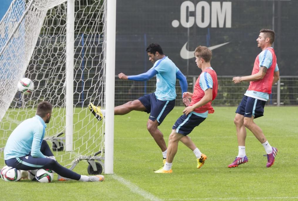 Открытая тренировка «Зенита», перед матчем с «Уралом»