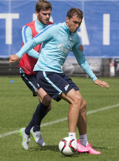 Открытая тренировка «Зенита», перед матчем с «Уралом»