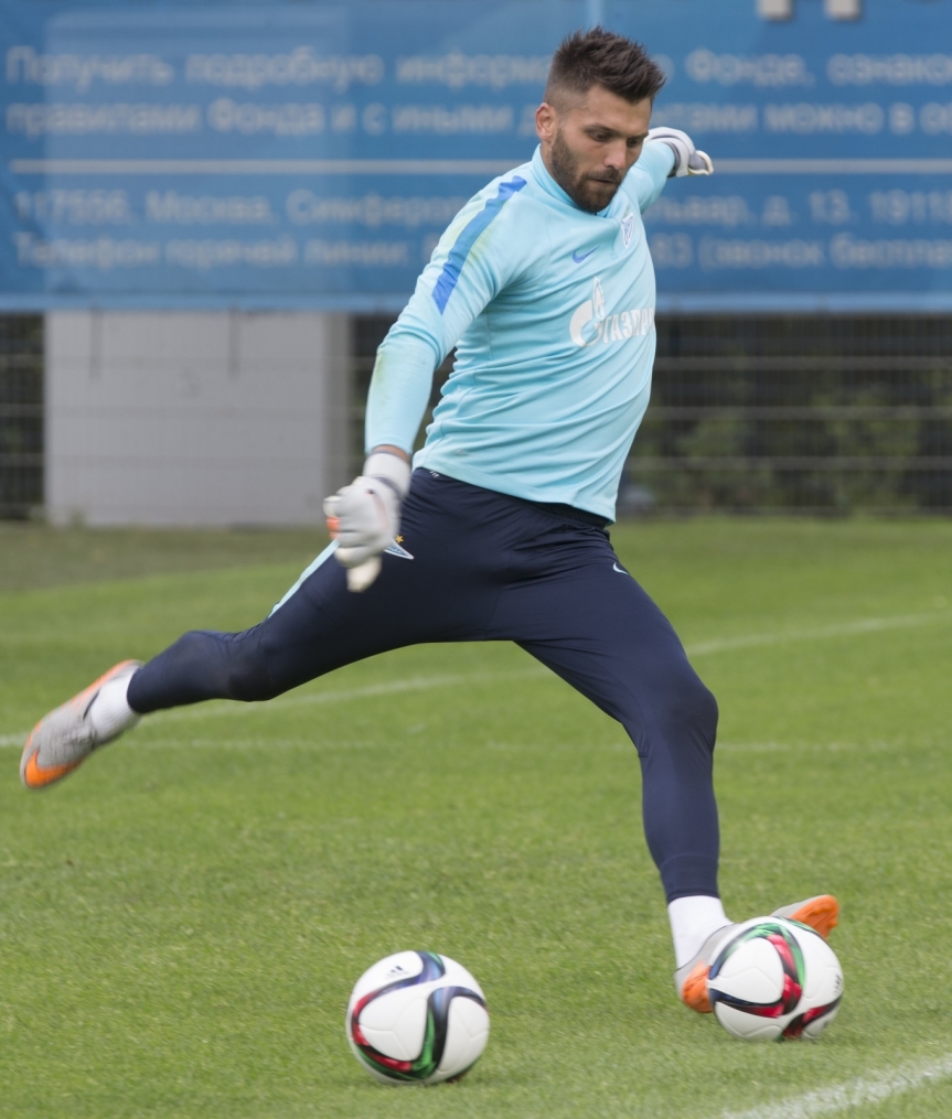 Открытая тренировка «Зенита», перед матчем с «Уралом»