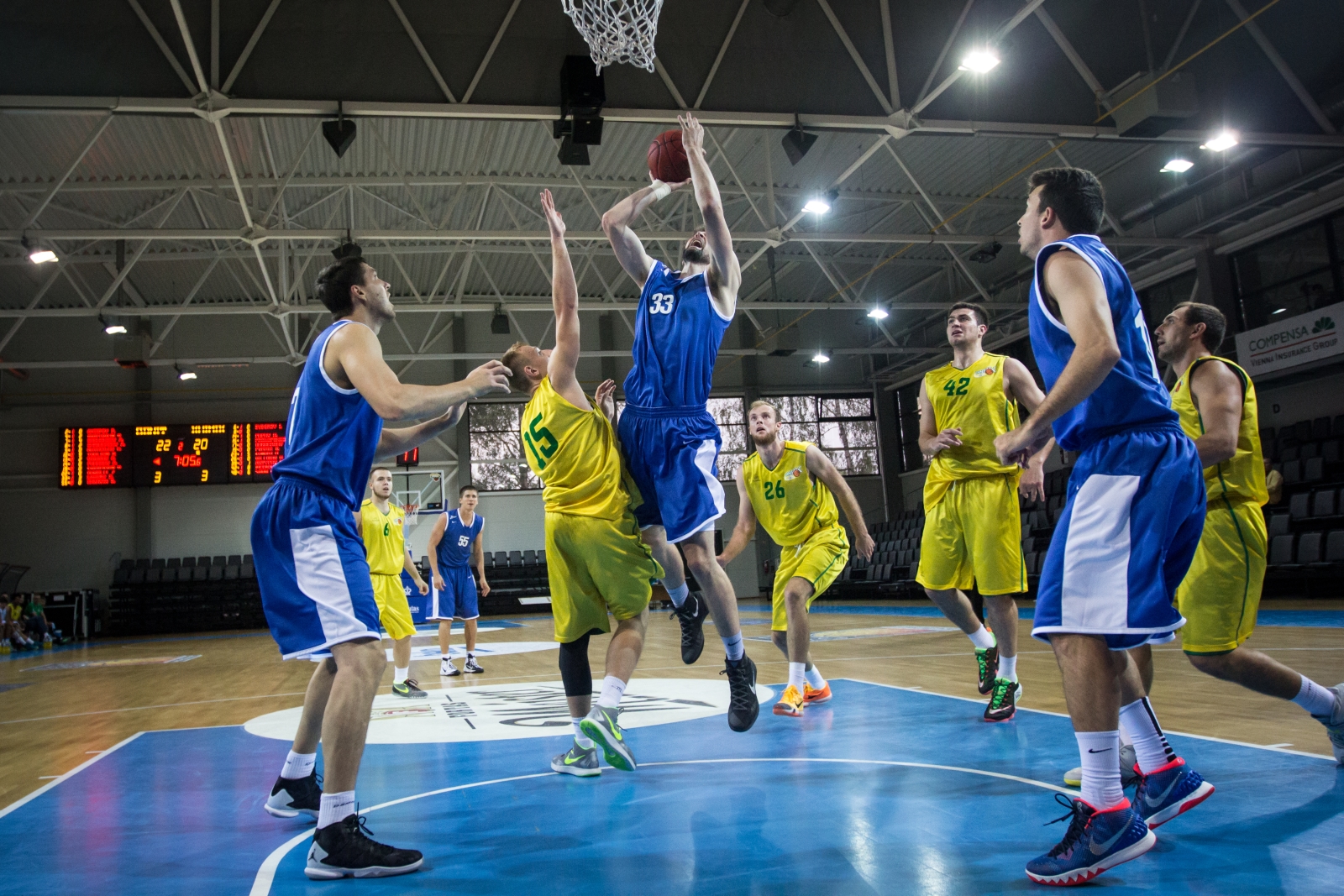 Международный товарищеский турнир «One Team Cup-2015», баскетбольный матч БК «Зенит» — БК «Химик»