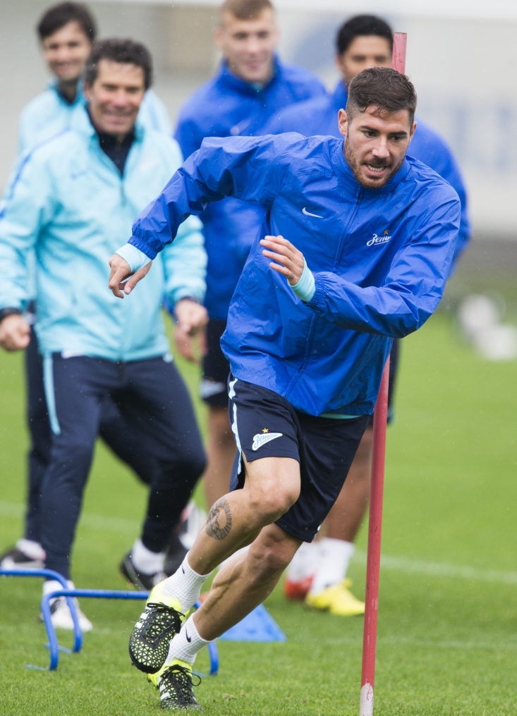 Открытая тренировка «Зенита» перед матчем с «Гентом»