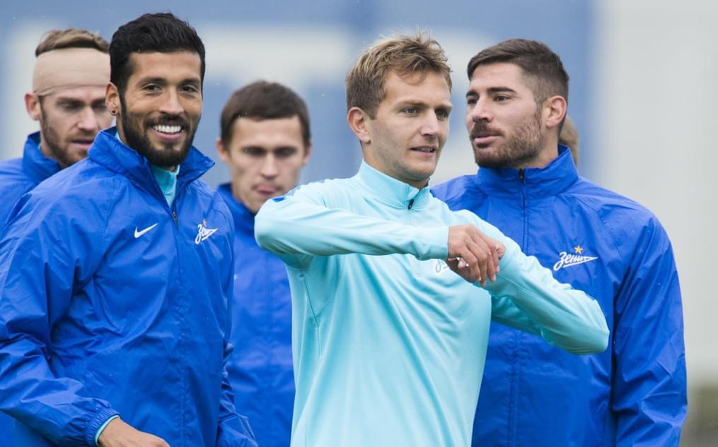 Открытая тренировка «Зенита» перед матчем с «Гентом»