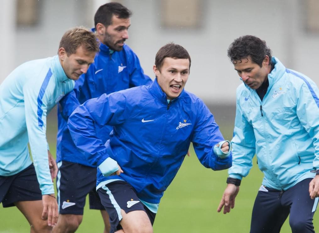 Открытая тренировка «Зенита» перед матчем с «Гентом»