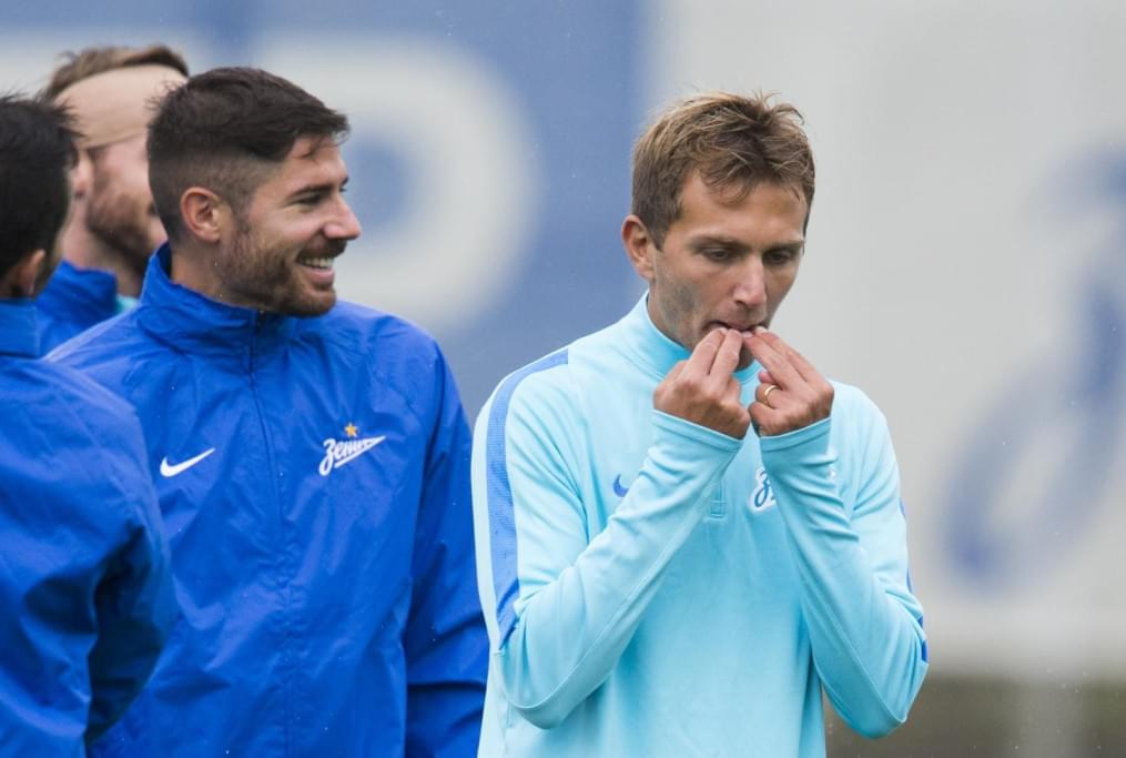 Открытая тренировка «Зенита» перед матчем с «Гентом»